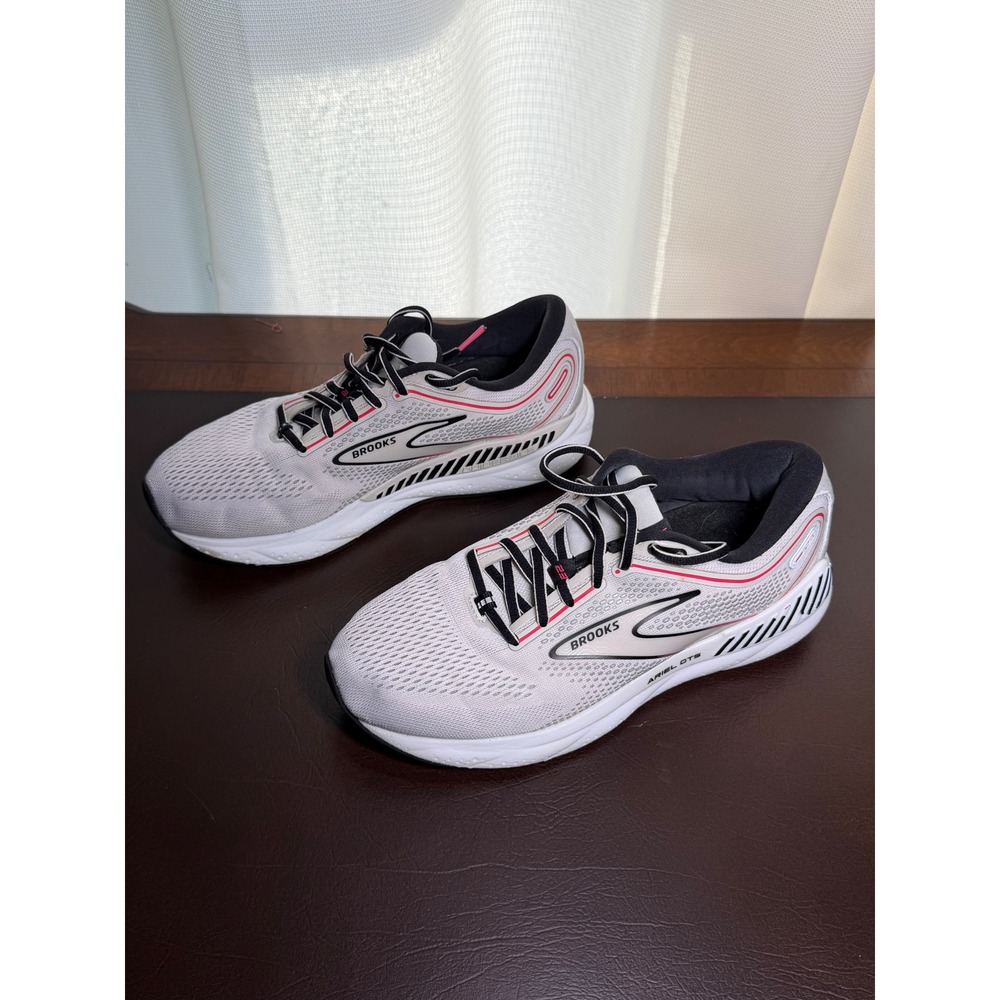 Brooks Ariel GTS 23 Womens Running Shoes Oyster Pink Black 1203901B078 Size 8.5